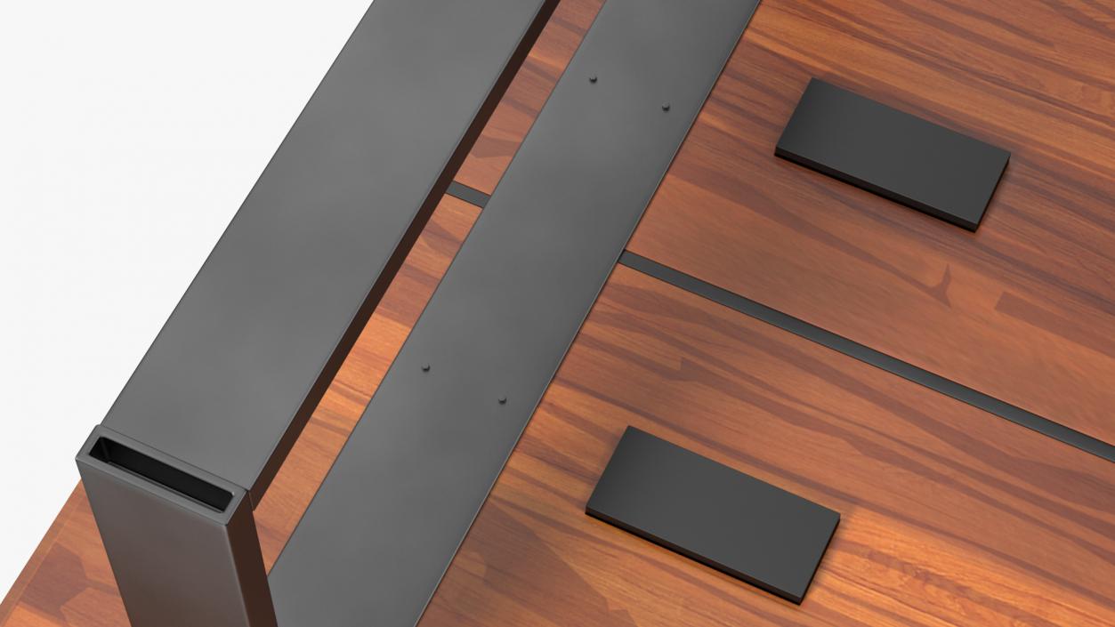 3D model Modular Conference Table with Data Ports