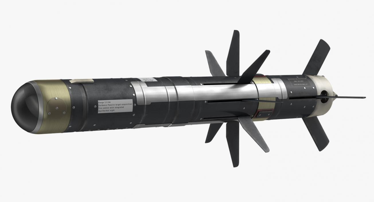 3D model Javelin Missile