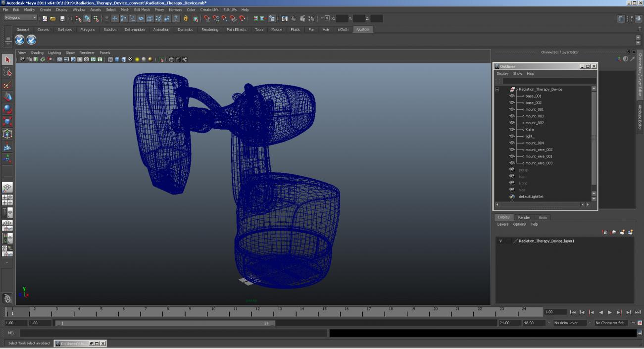 Radiation Therapy Device 3D model