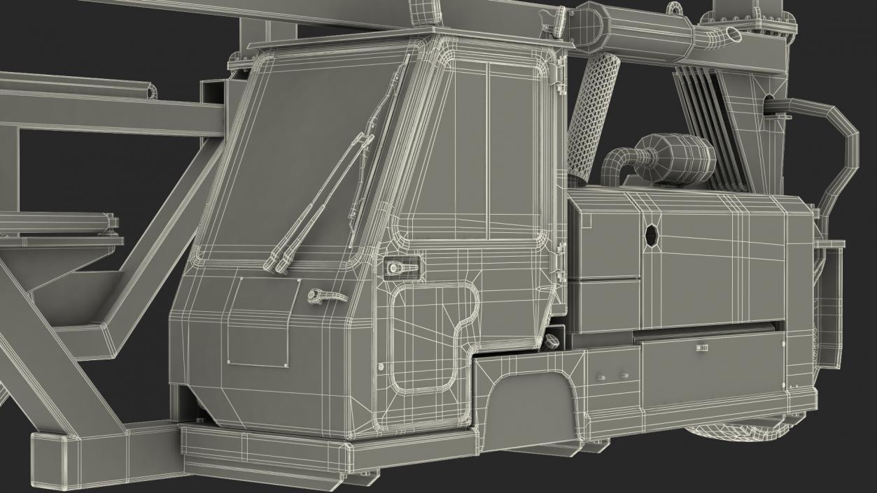 3D Combi-SC Straddle Carrier Dirty