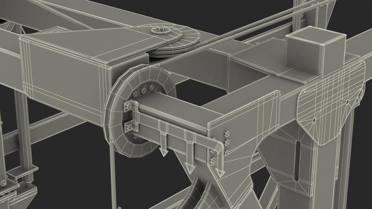 3D Combi-SC Straddle Carrier Dirty