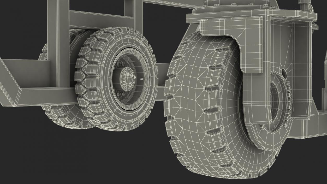 3D Combi-SC Straddle Carrier Dirty