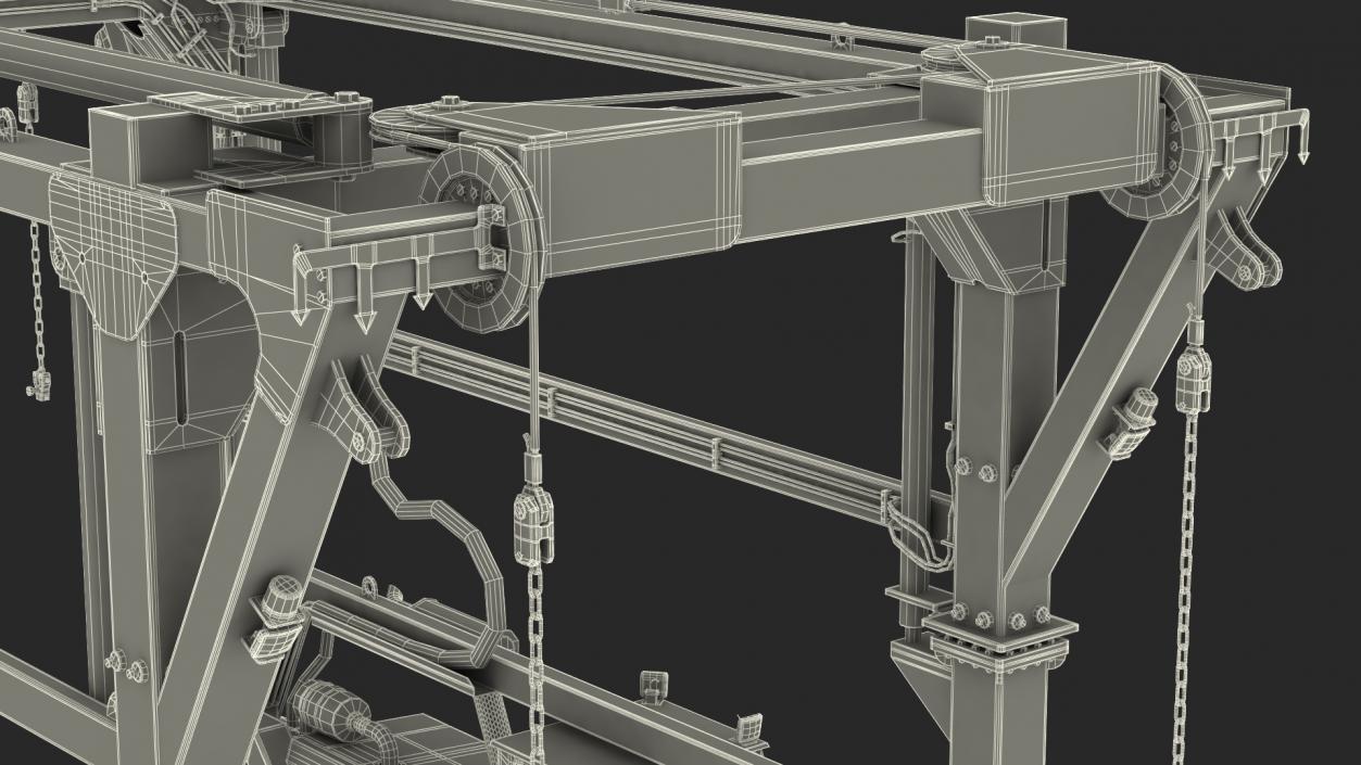 3D Combi-SC Straddle Carrier Dirty