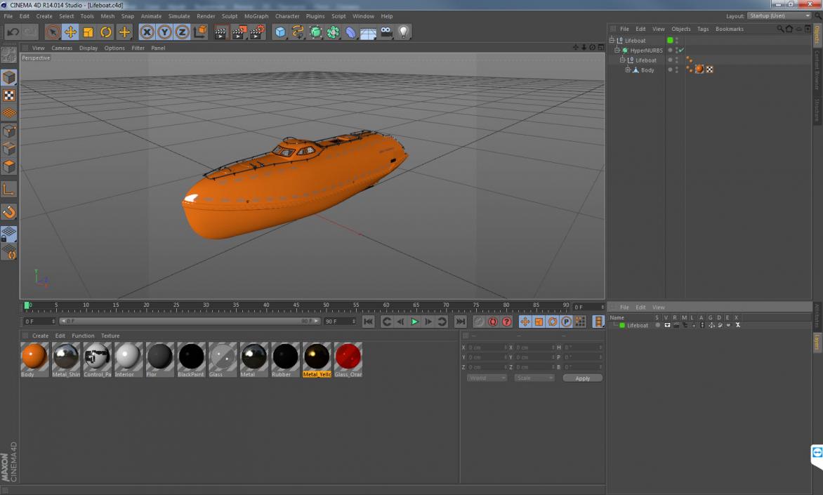 3D model Lifeboat