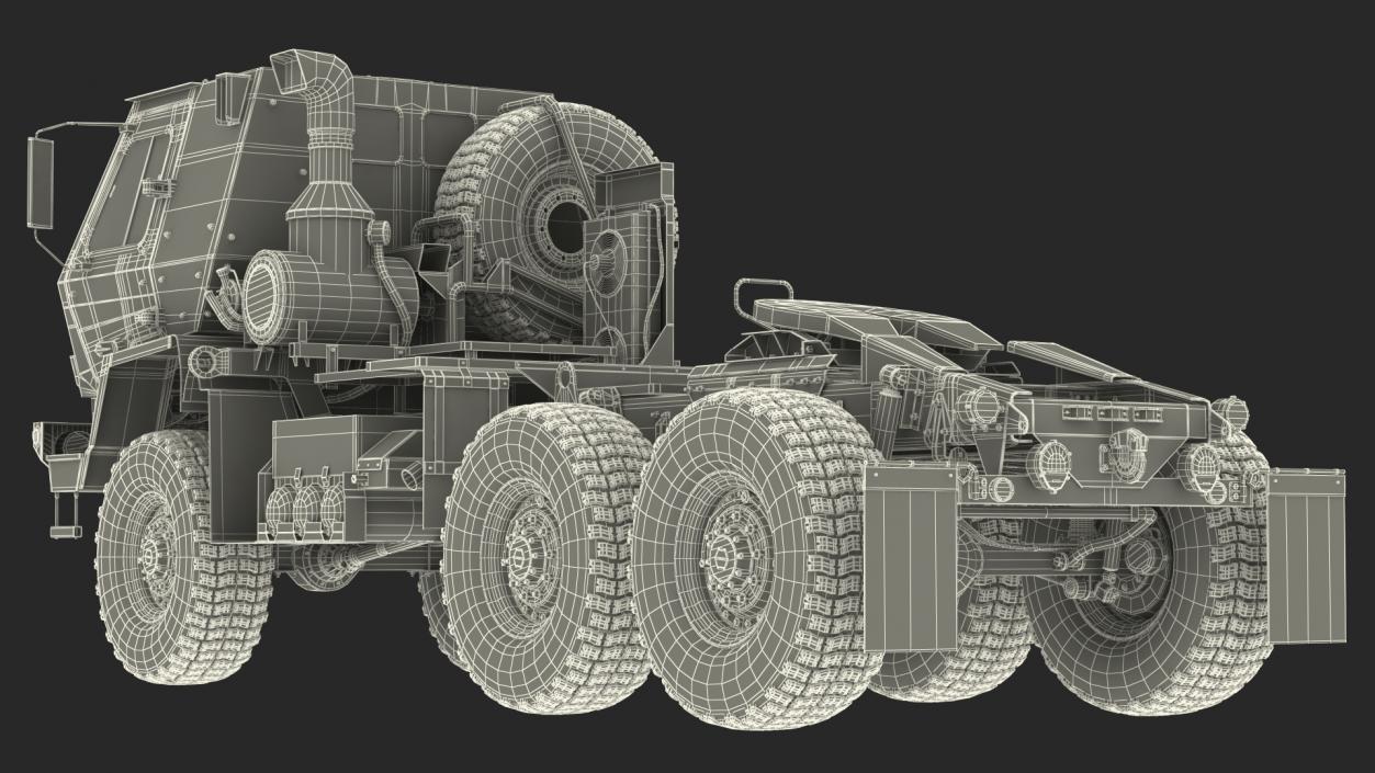 3D Military Tractor