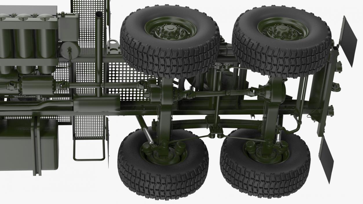 3D Military Tractor