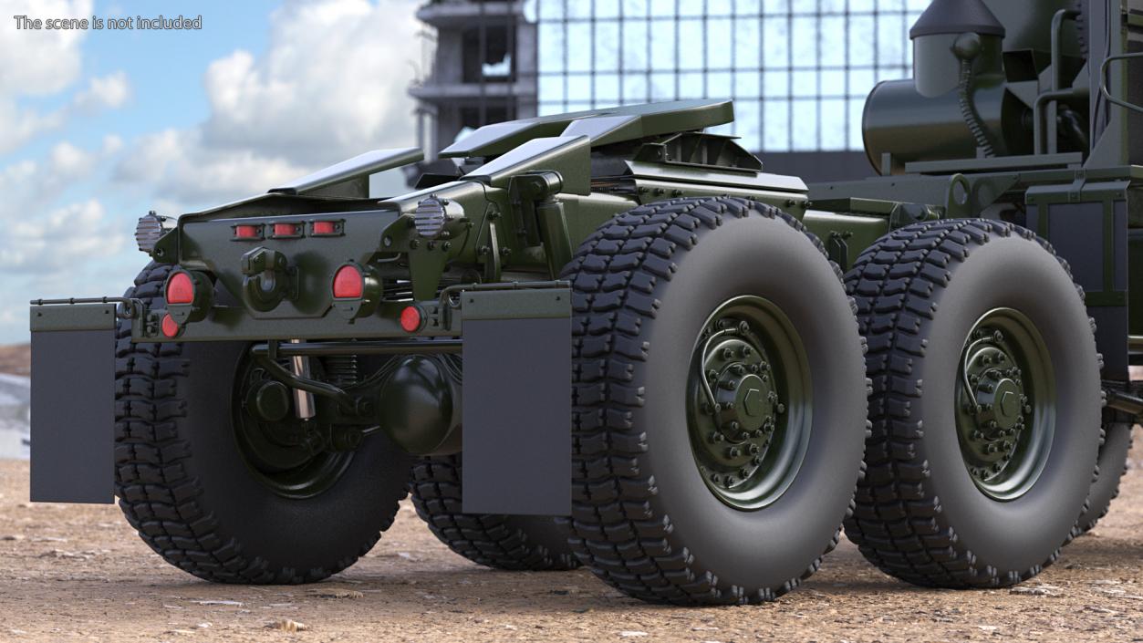 3D Military Tractor