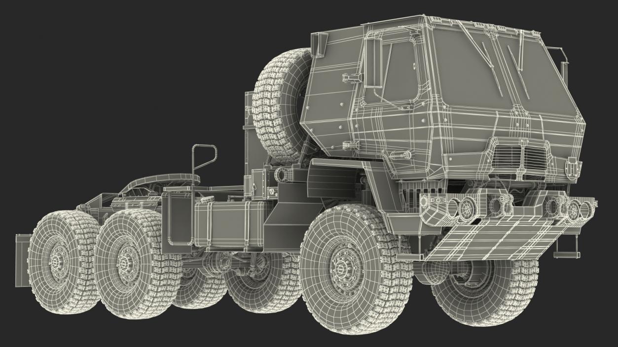 3D Military Tractor