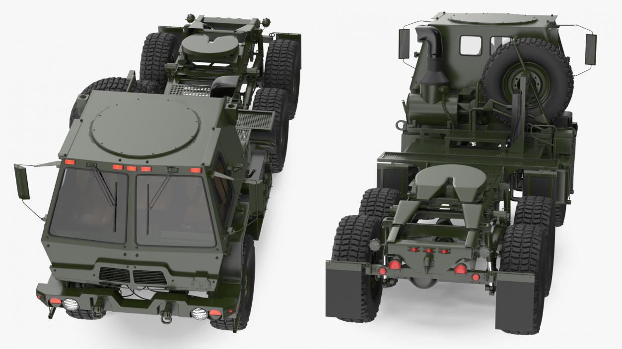 3D Military Tractor