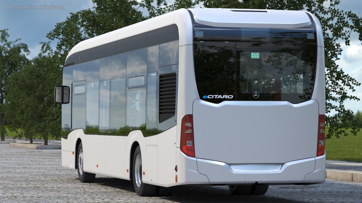 3D Mercedes-Benz eCitaro Two Doors