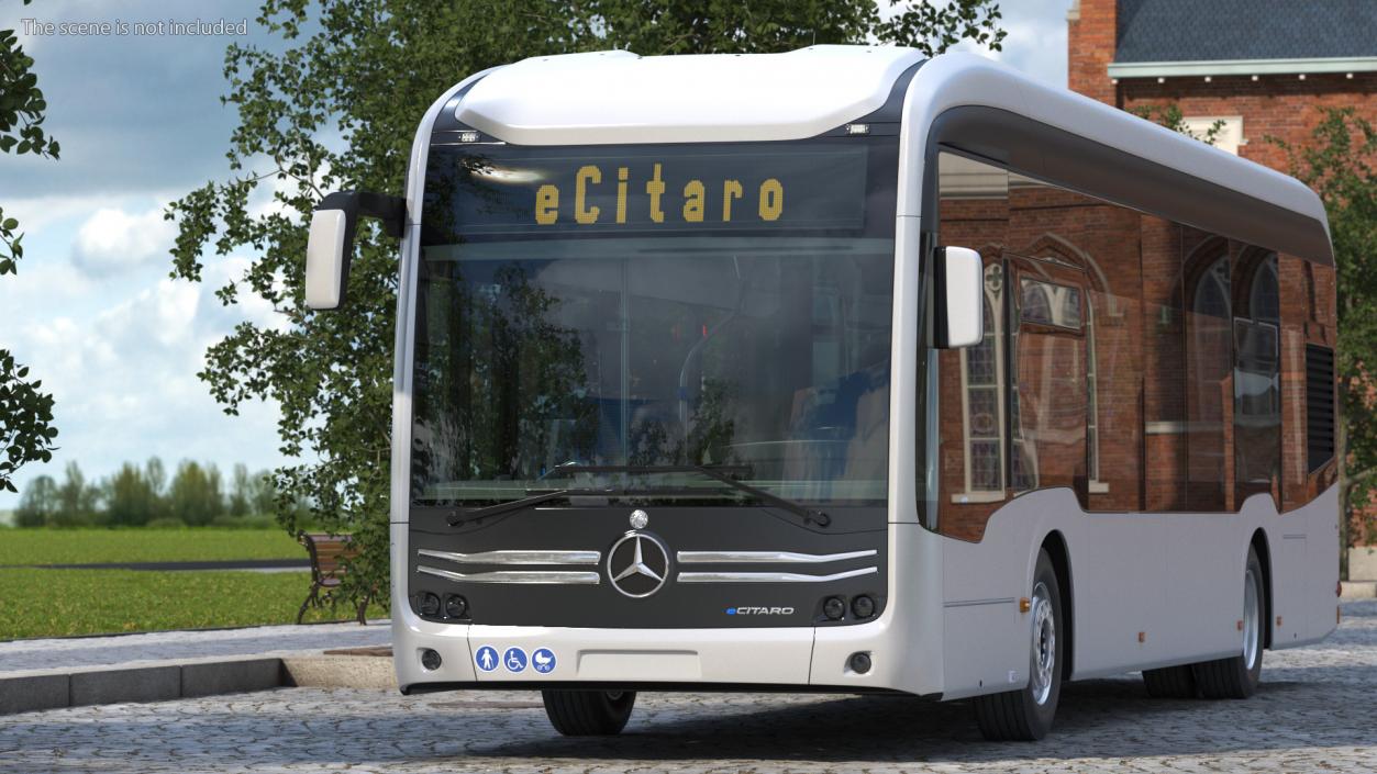 3D Mercedes-Benz eCitaro Two Doors