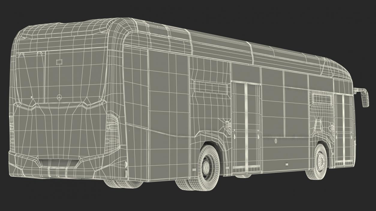 3D Mercedes-Benz eCitaro Two Doors