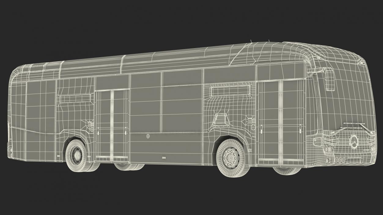 3D Mercedes-Benz eCitaro Two Doors