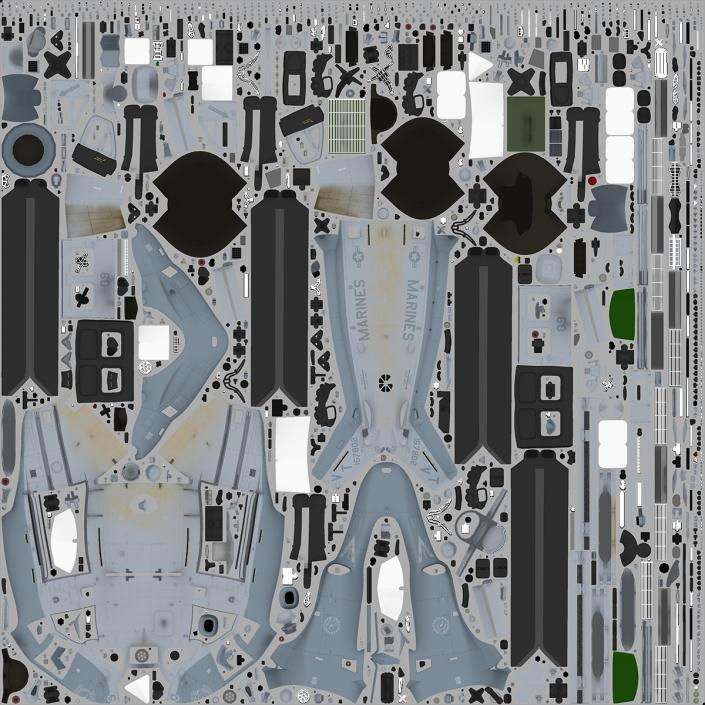 3D model Helicopter Armament Subsystem with Rocket Launcher