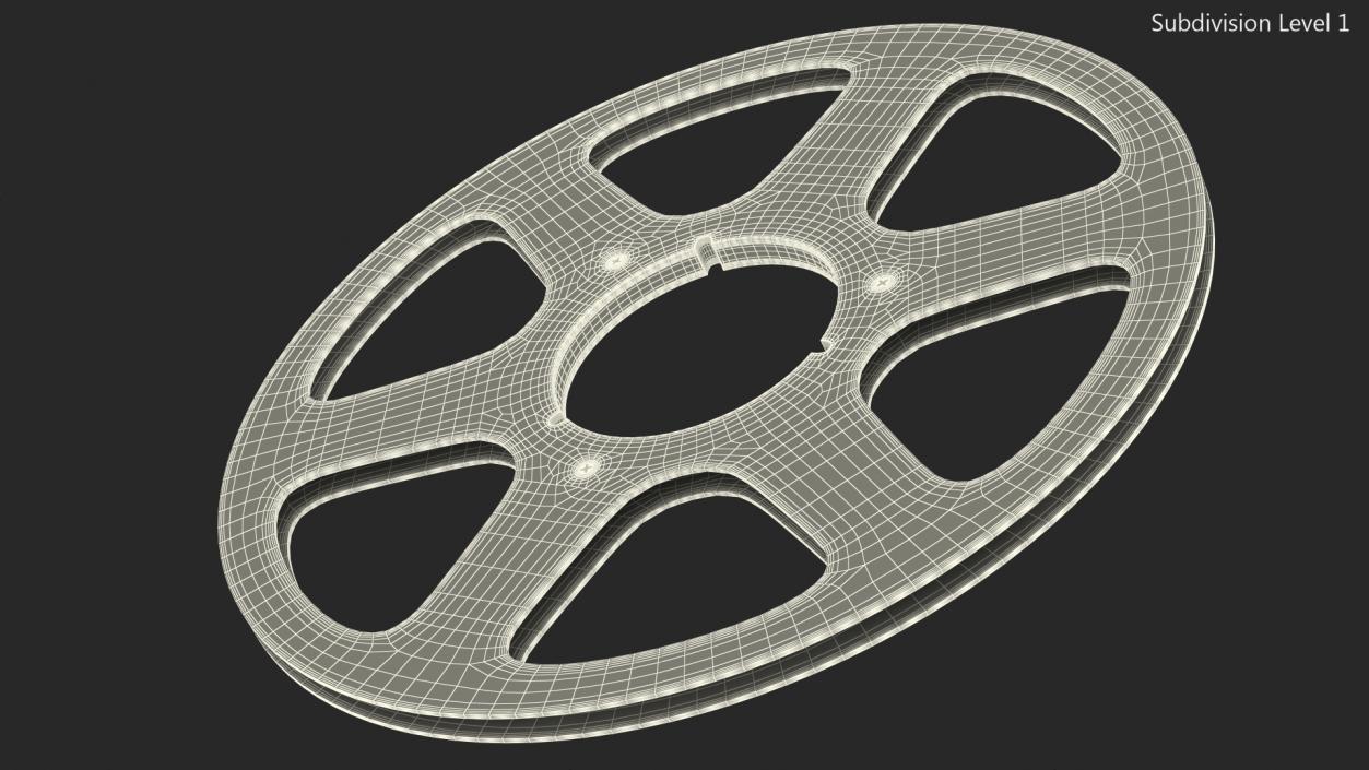 3D Reel to Reel Spool model