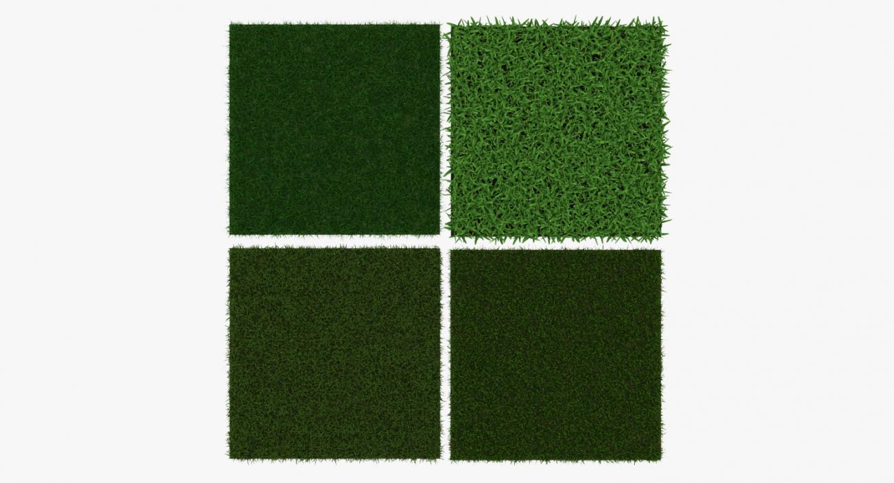 3D model Grass Fields Collection 3