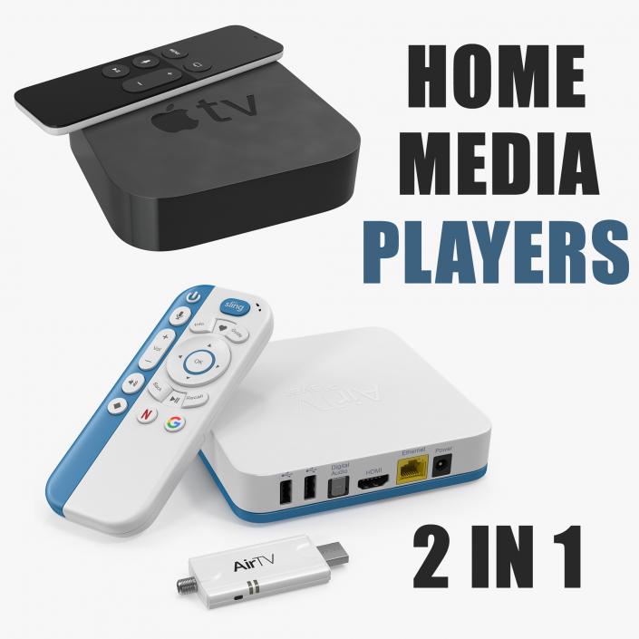 Home Media Players 3D Models Collection 3D model