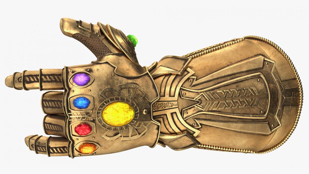 3D Infinity Gauntlet Glow Rigged for Maya model