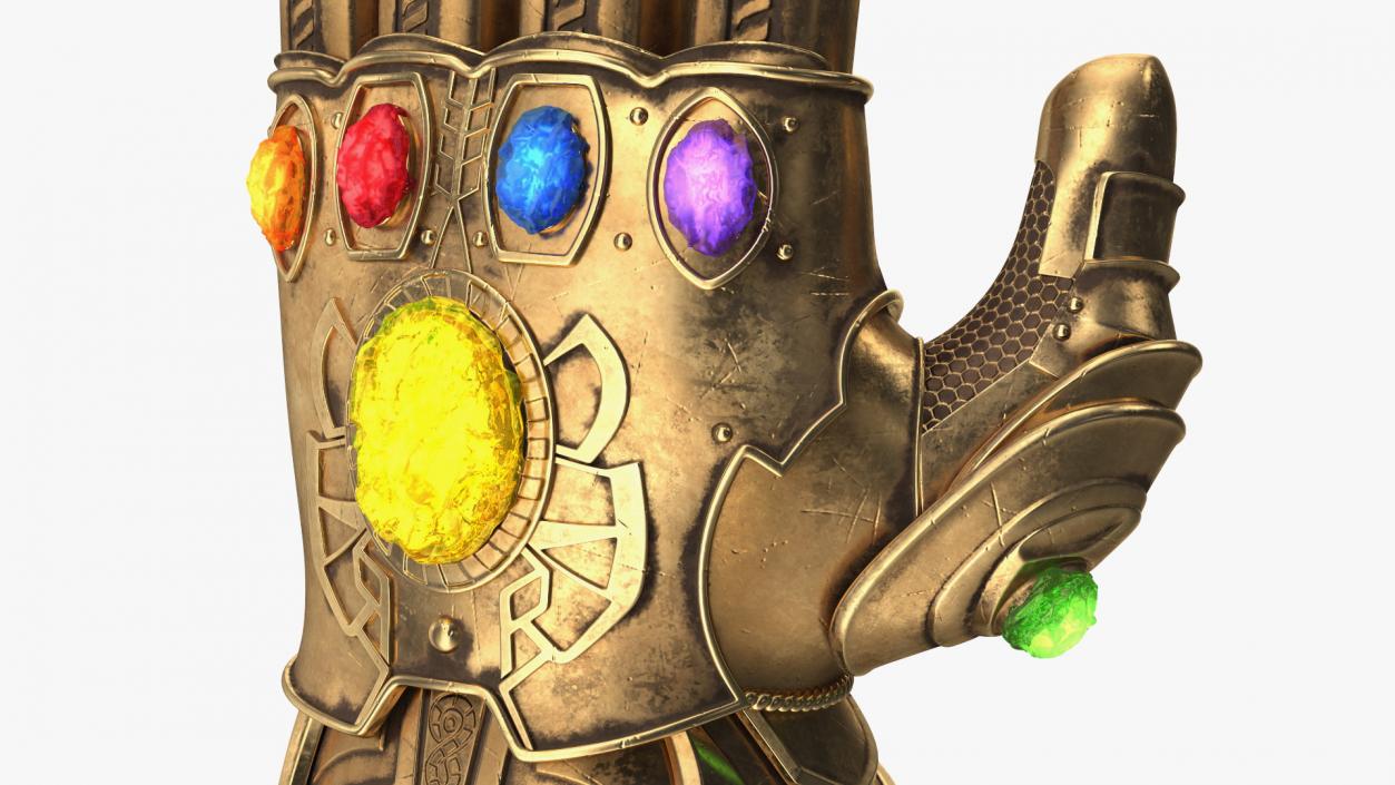 3D Infinity Gauntlet Glow Rigged for Maya model