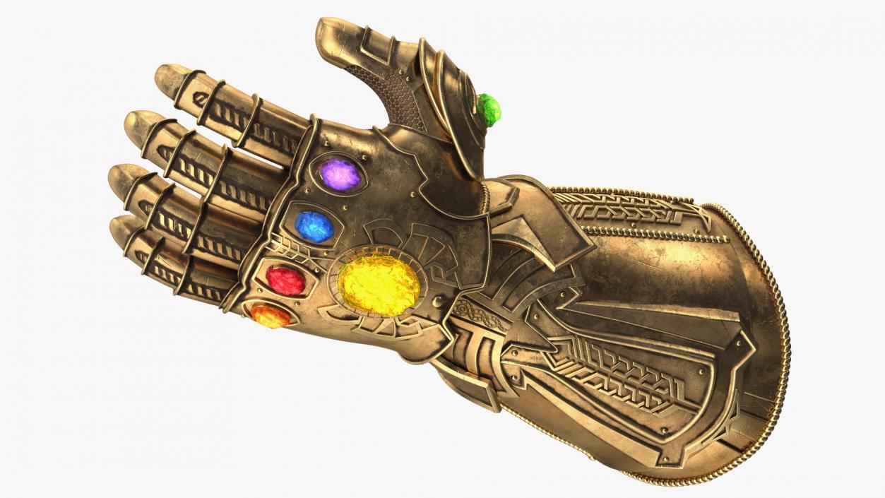 3D Infinity Gauntlet Glow Rigged for Maya model