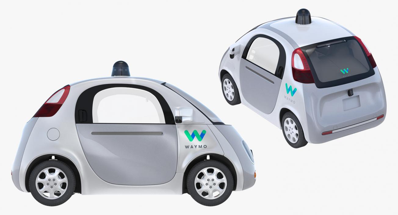 3D Self Driving Cars Collection model