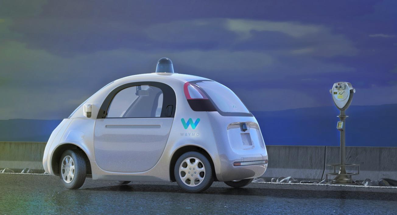 3D Self Driving Cars Collection model