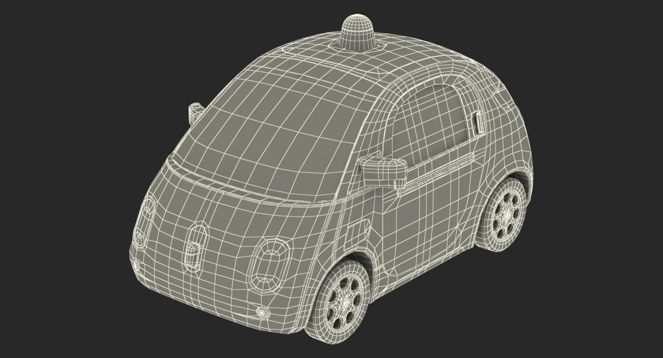 3D Self Driving Cars Collection model