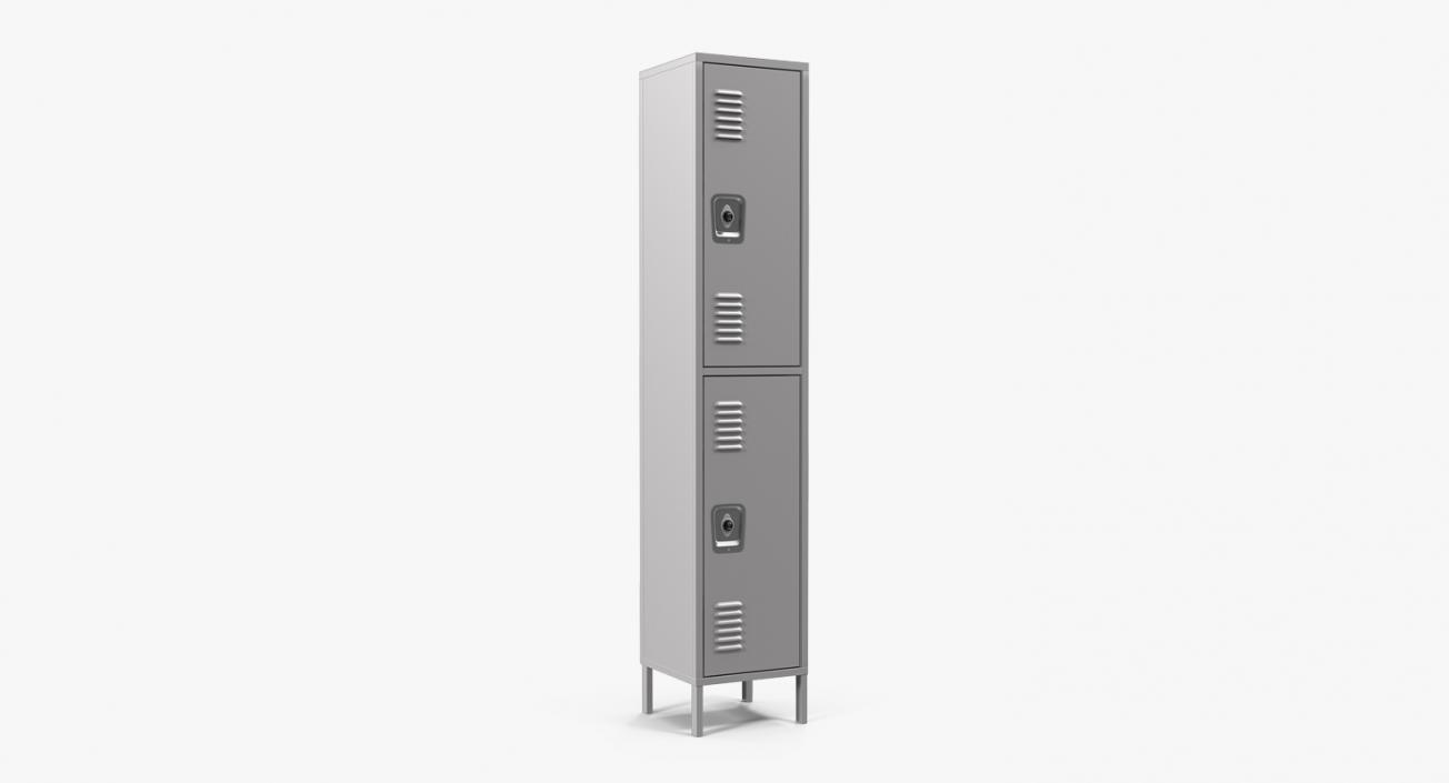 Steel Lockers Collection 3D model