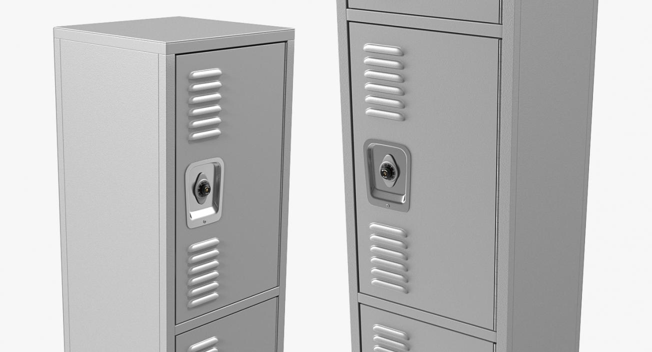 Steel Lockers Collection 3D model