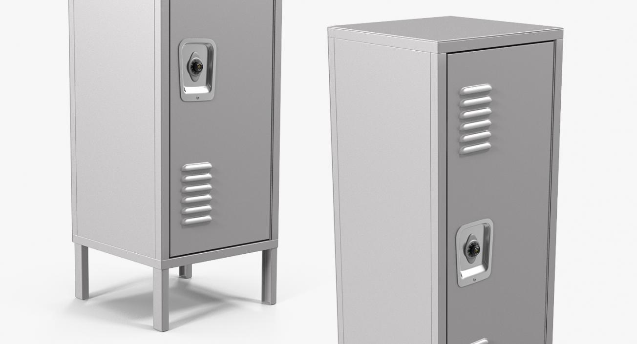 Steel Lockers Collection 3D model