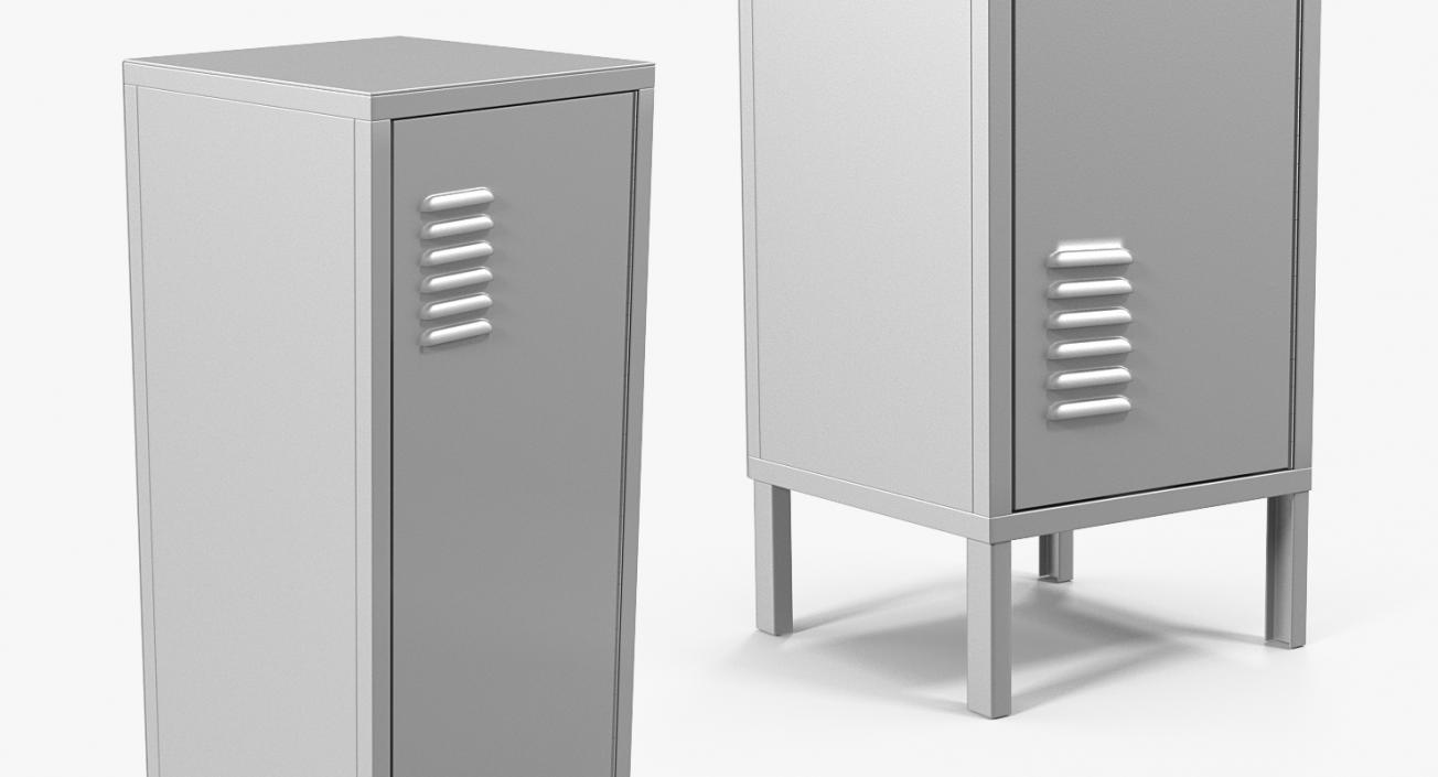 Steel Lockers Collection 3D model