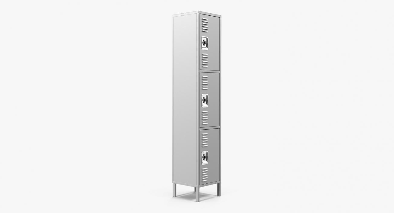 Steel Lockers Collection 3D model