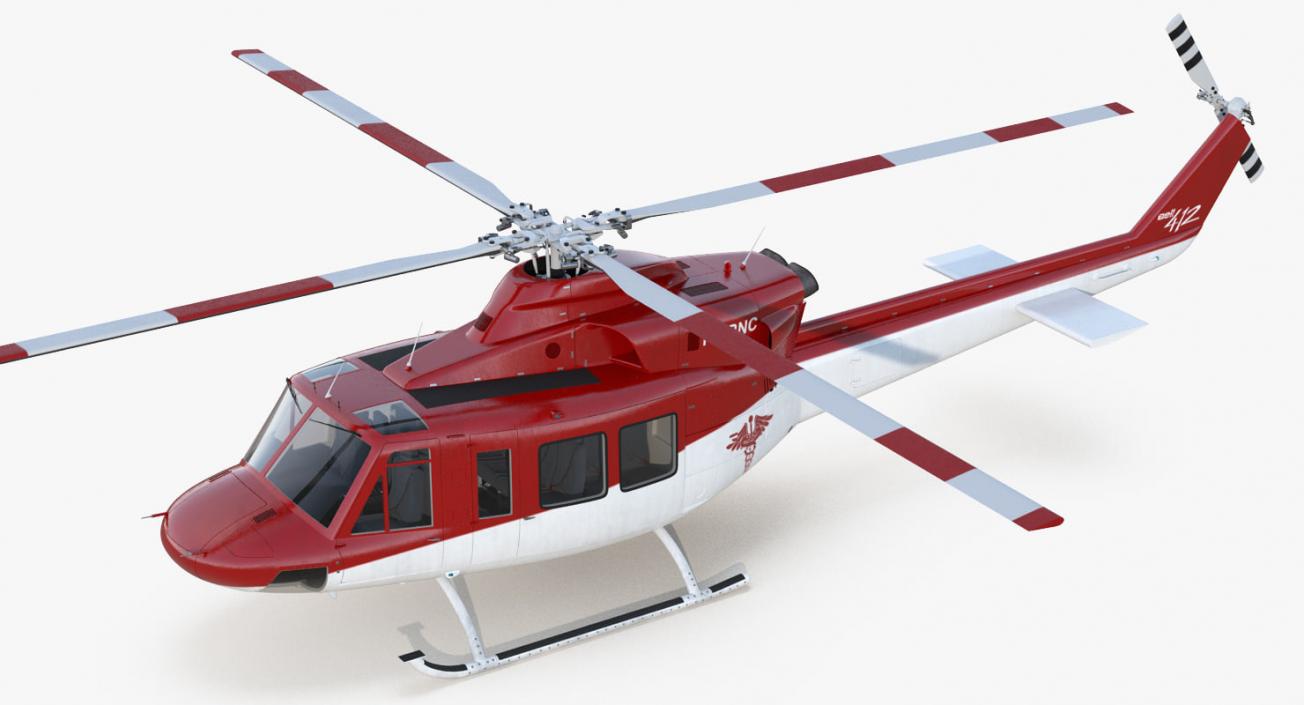 3D model Rigged Air Ambulance Helicopters 3D Models Collection 3