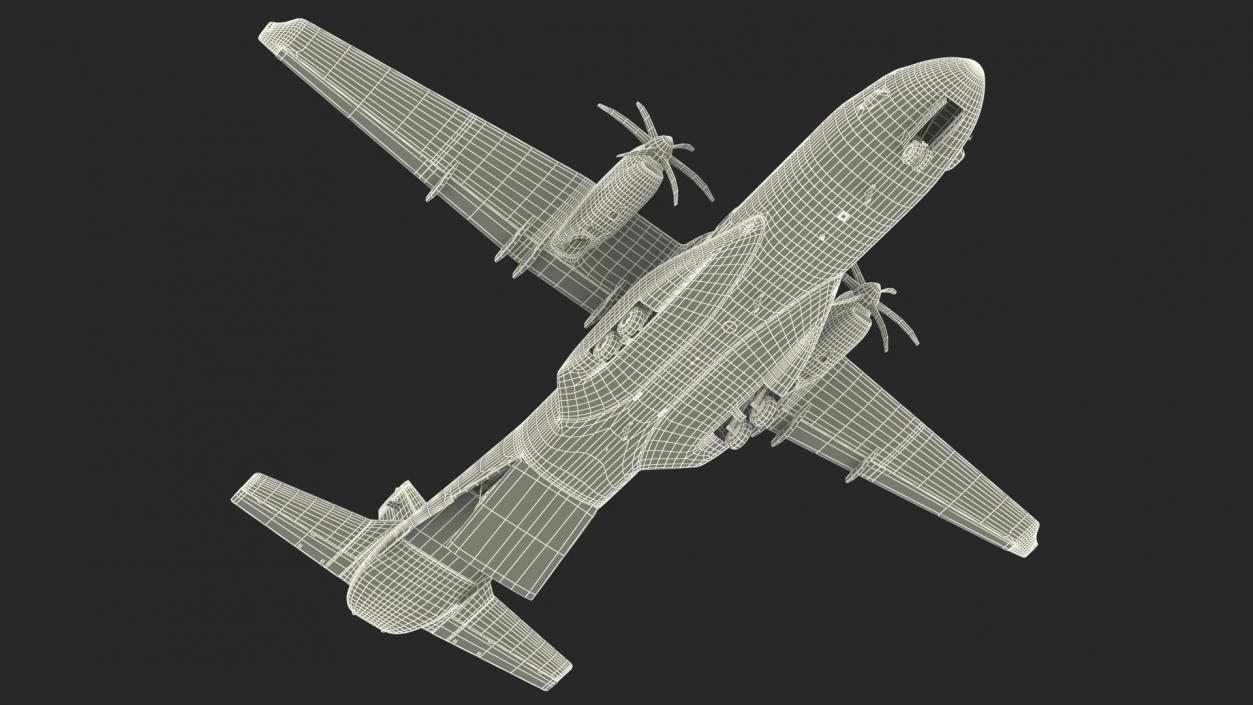 3D Airbus C295 Twin Turboprop Maritime Patrol Aircraft