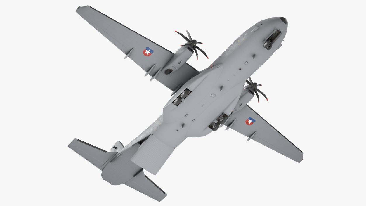 3D Airbus C295 Twin Turboprop Maritime Patrol Aircraft