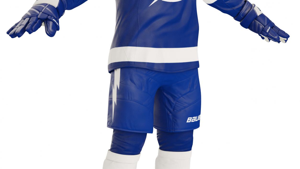 Hockey Uniform Tampa Bay Lightning 3D model