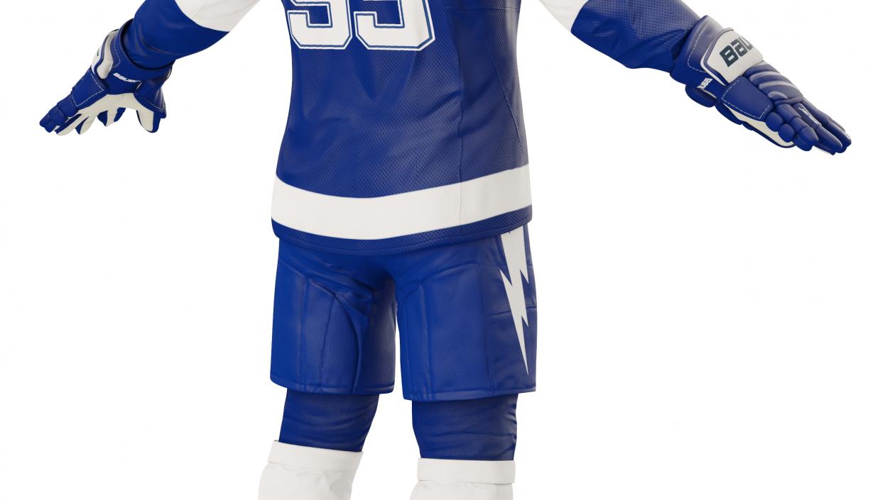 Hockey Uniform Tampa Bay Lightning 3D model