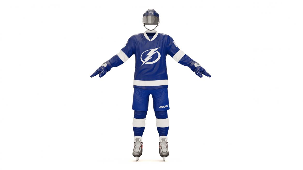 Hockey Uniform Tampa Bay Lightning 3D model