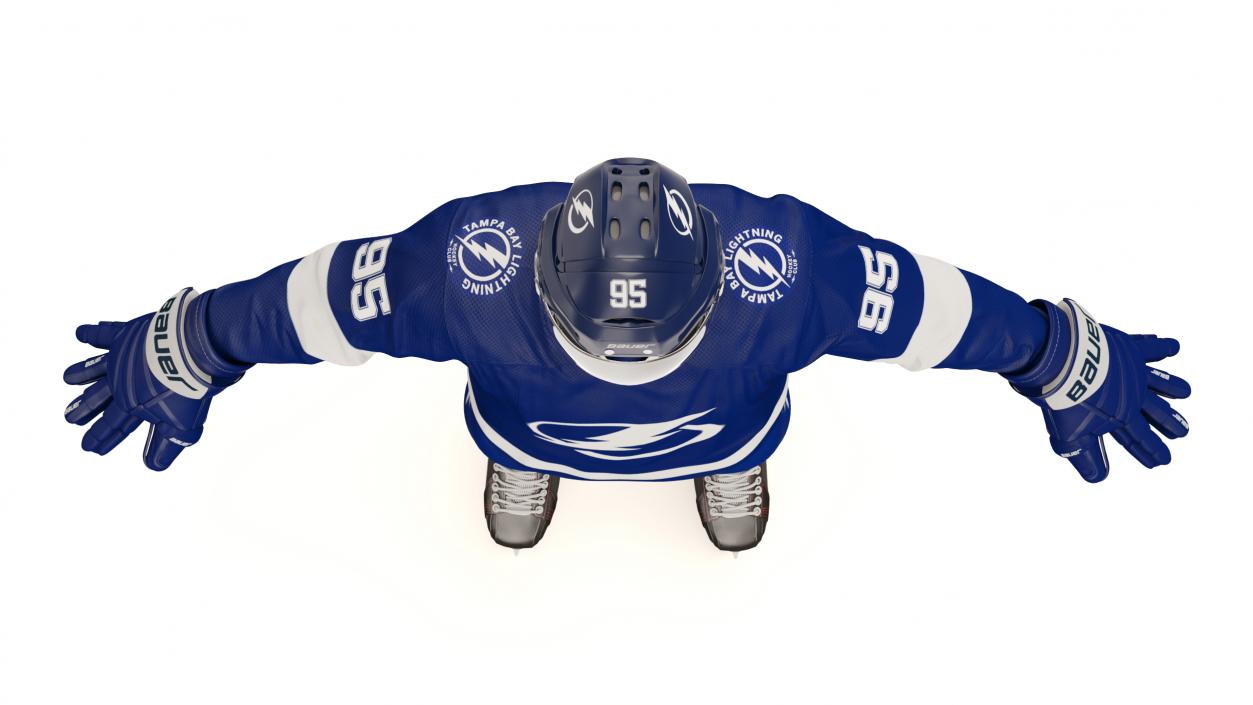 Hockey Uniform Tampa Bay Lightning 3D model