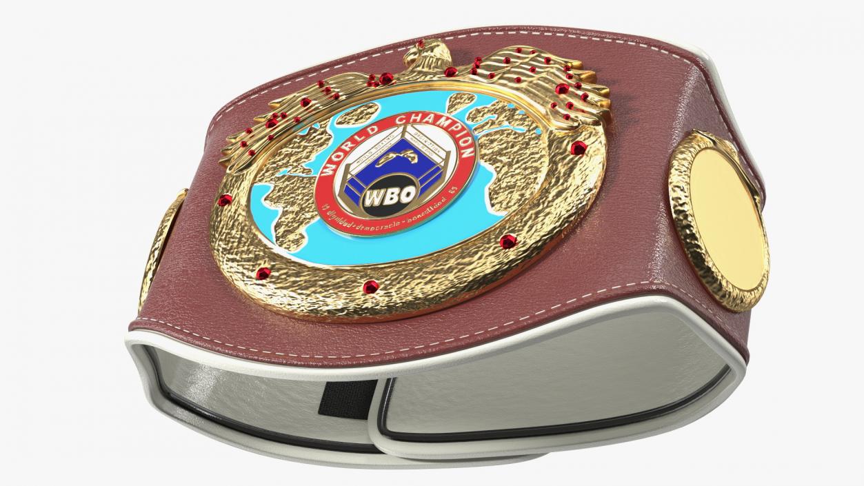 3D World Champion Belt WBO model