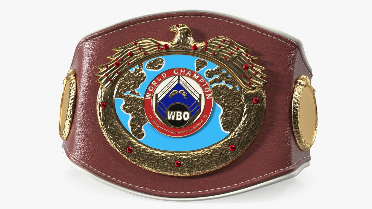 3D World Champion Belt WBO model