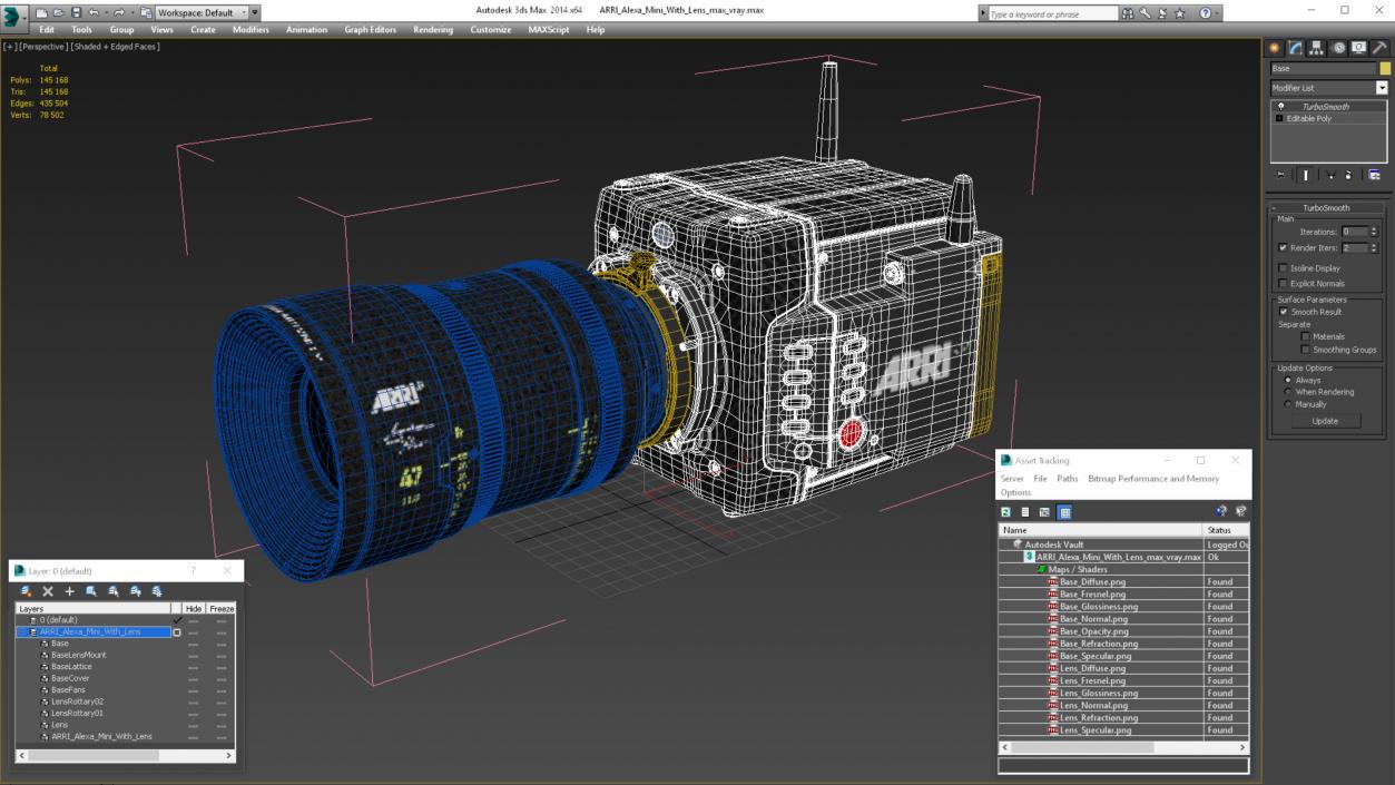 3D model ARRI Alexa Mini With Lens