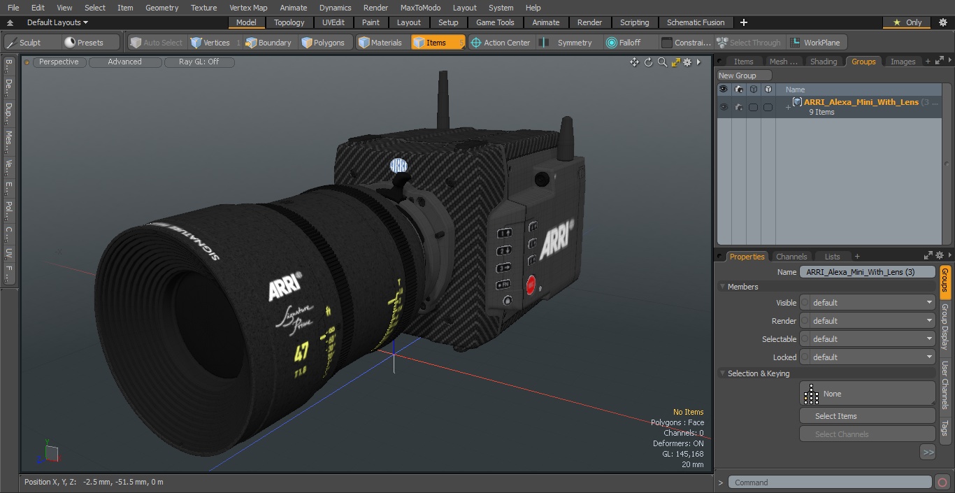 3D model ARRI Alexa Mini With Lens