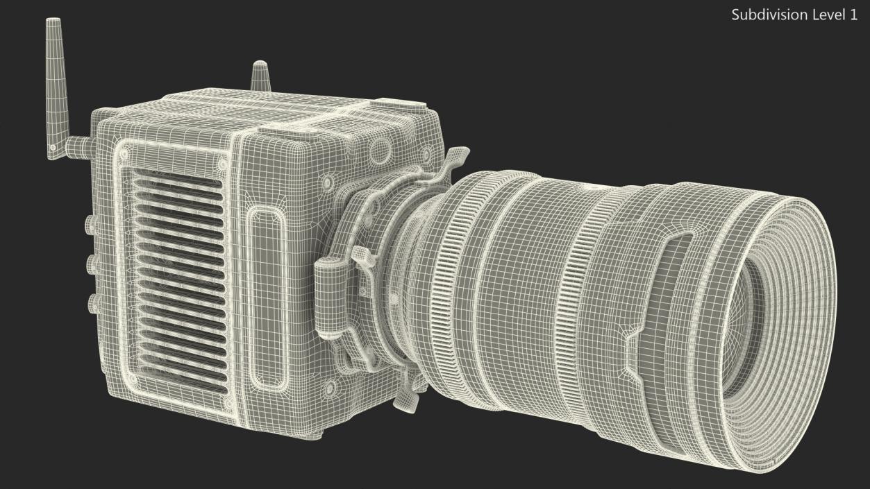 3D model ARRI Alexa Mini With Lens