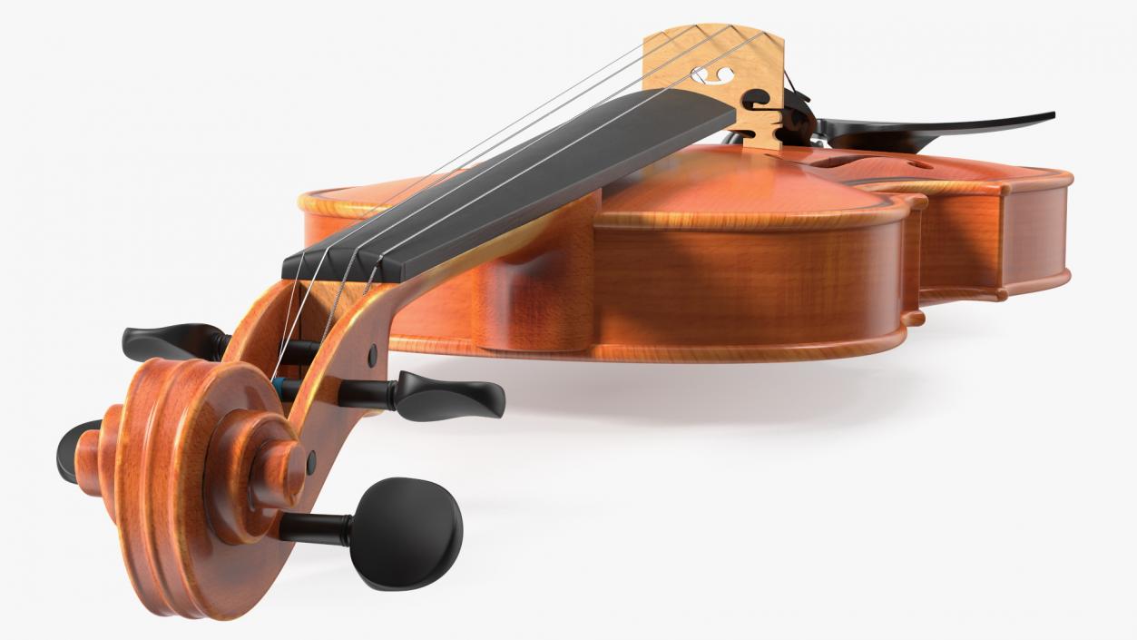 3D Violin Stringed Instrument