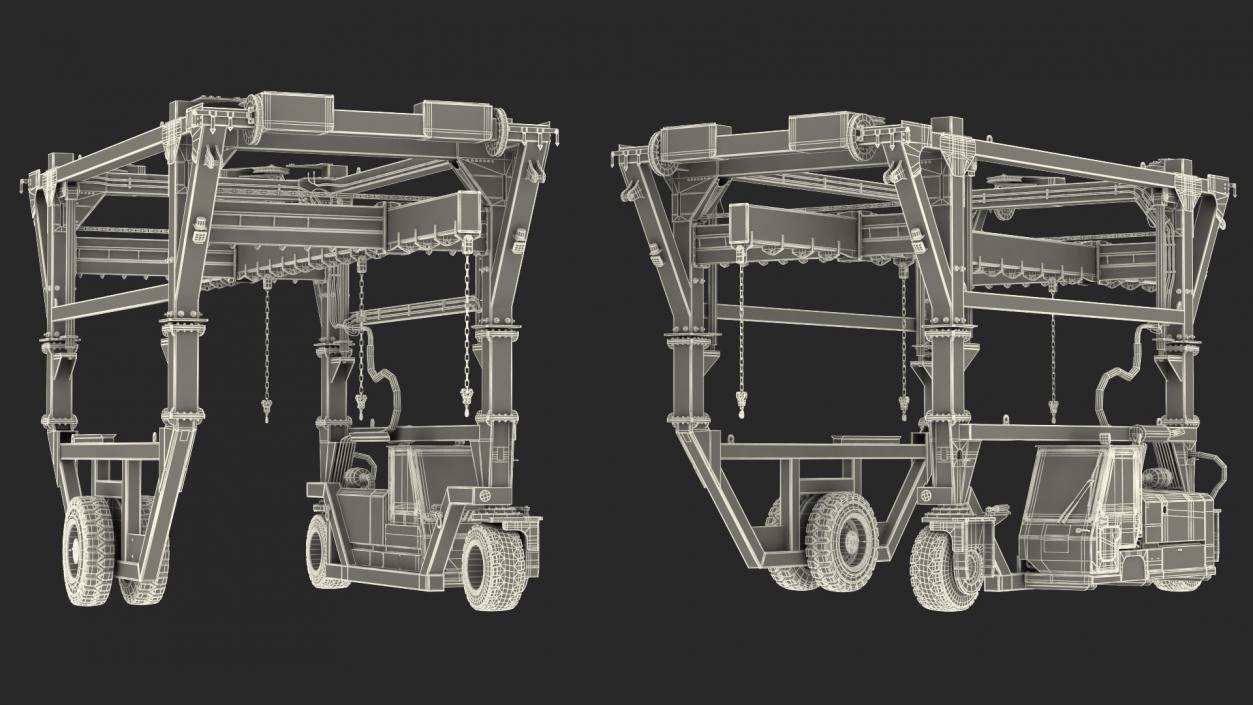 Combi-SC Range Straddle Carrier Clean 3D