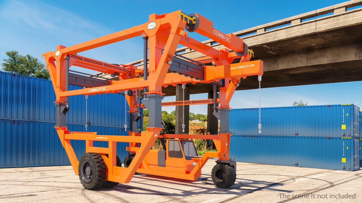 Combi-SC Range Straddle Carrier Clean 3D