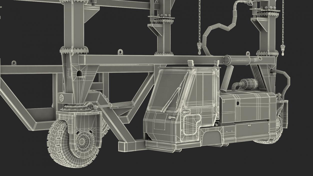 Combi-SC Range Straddle Carrier Clean 3D