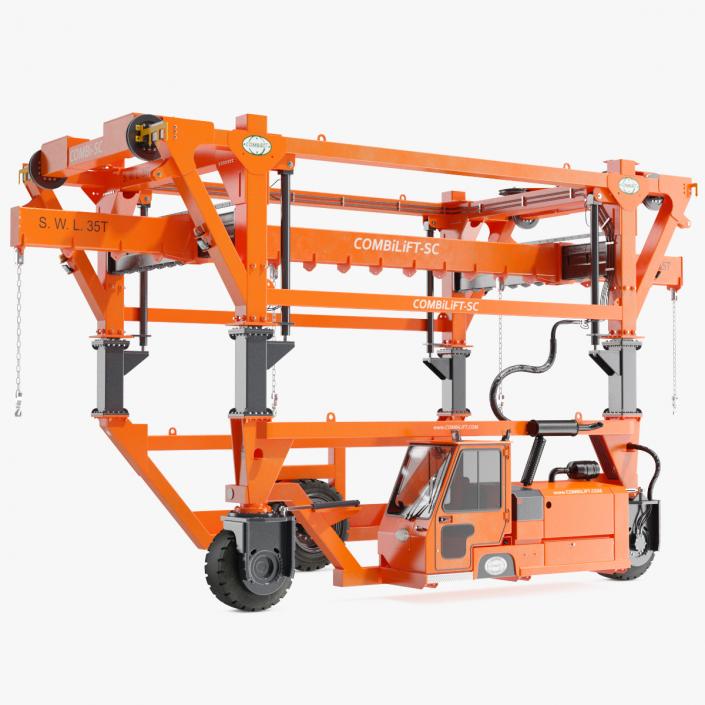 Combi-SC Range Straddle Carrier Clean 3D