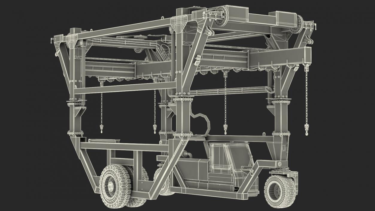 Combi-SC Range Straddle Carrier Clean 3D